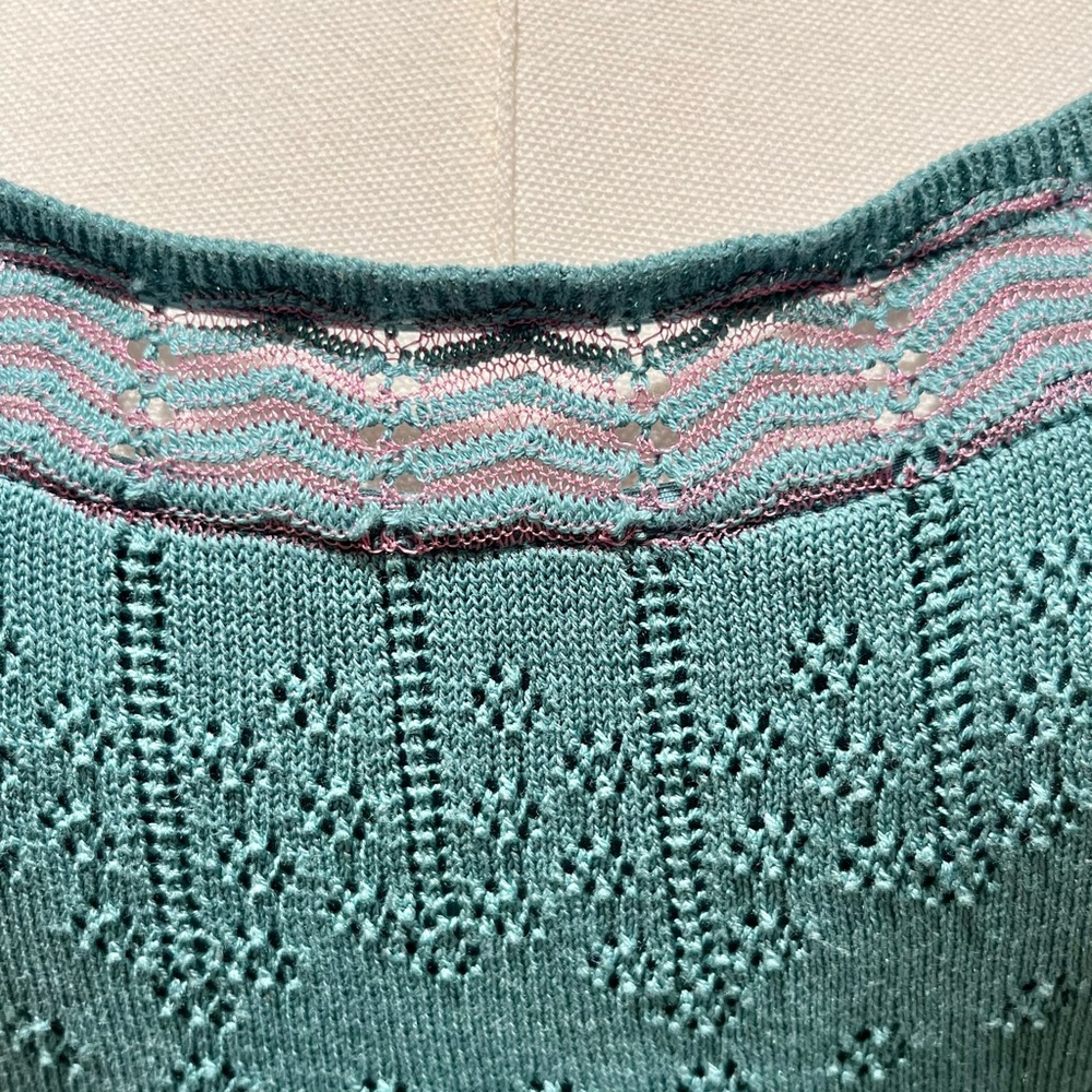 Betsey Johnson SeaFoam Knit Dress NWT - Picture 8 of 11